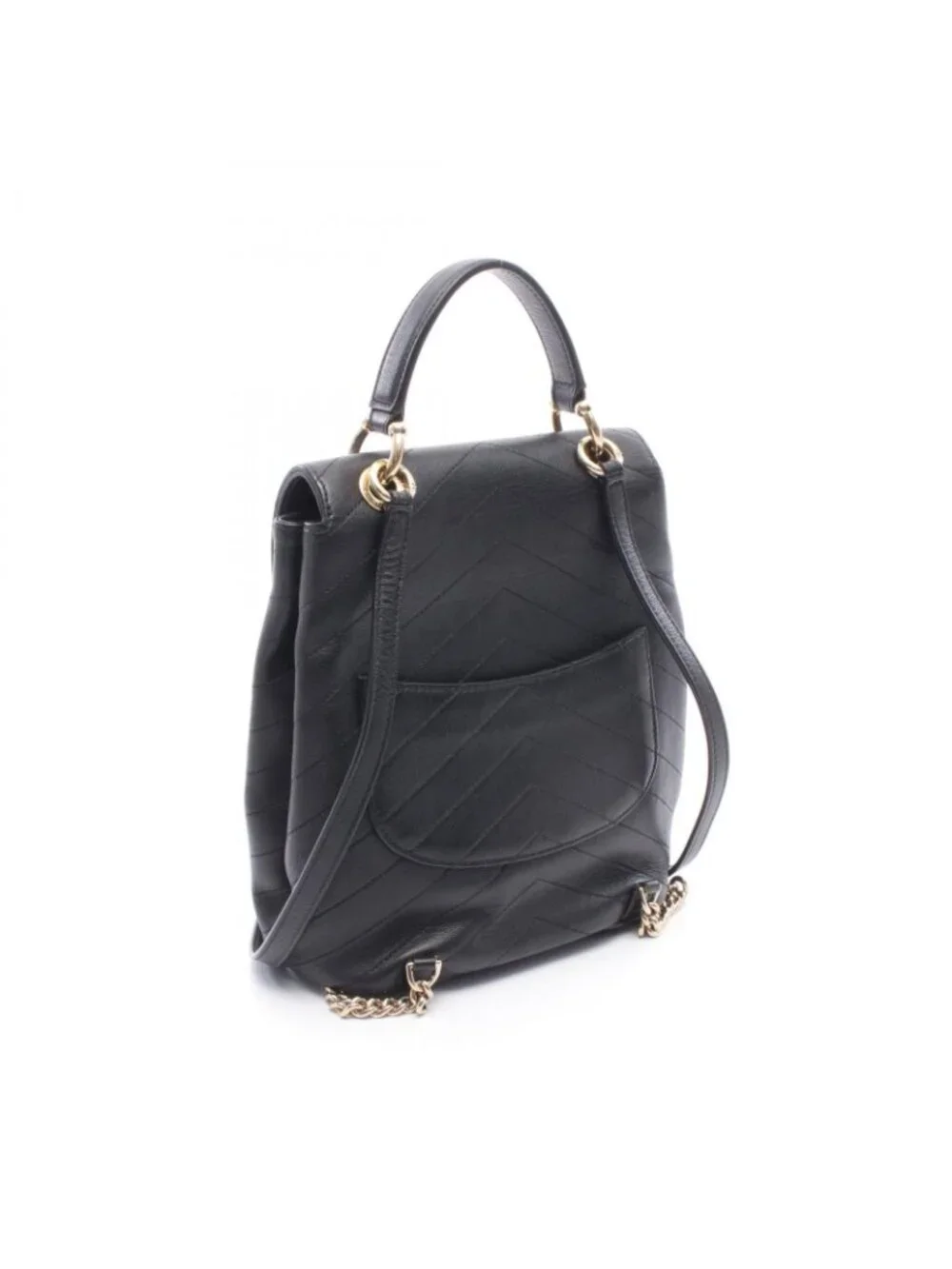 Chanel Backpack Chain Black